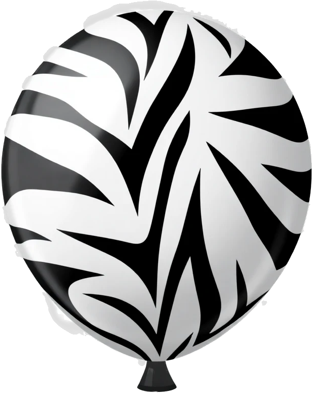Zebra Balloon